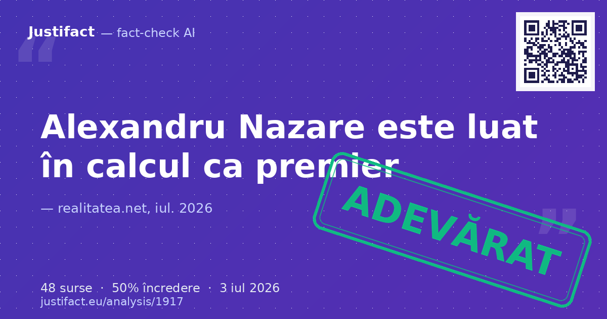 Declarațiile atribuite lui Petrișor Peiu privind decuplarea României de standardele UE și informa… — verdict APROAPE ADEVĂRAT