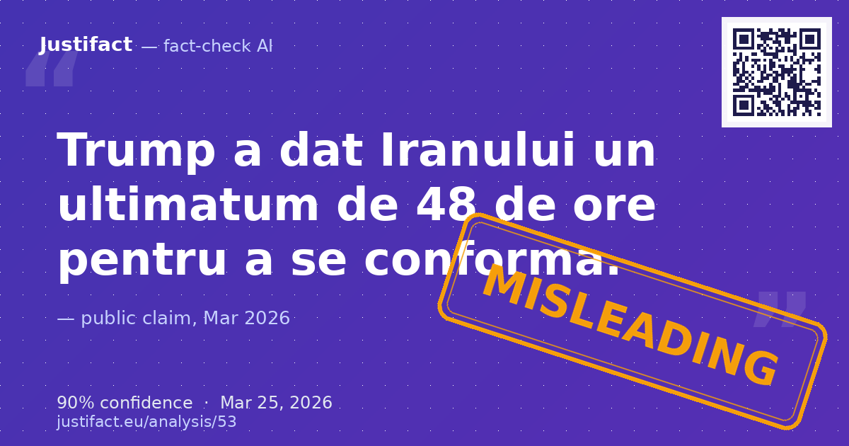 O captură de ecran dintr-o postare pe rețelele sociale care prezintă un dialog simplificat între "Trump" ș… — rated ÎNȘELĂTOR